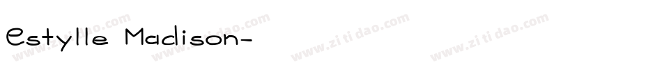 Estylle Madison字体转换